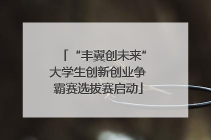 “丰翼创未来”大学生创新创业争霸赛选拔赛启动