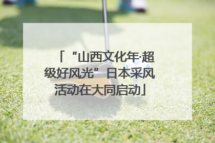 “山西文化年·超级好风光”日本采风活动在大同启动