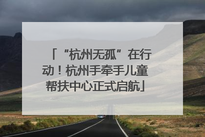 “杭州无孤”在行动！杭州手牵手儿童帮扶中心正式启航