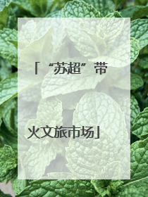 “苏超”带火文旅市场