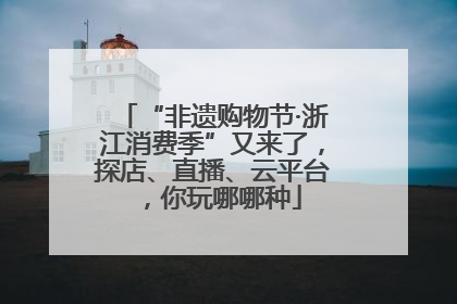 “非遗购物节·浙江消费季”又来了，探店、直播、云平台，你玩哪哪种