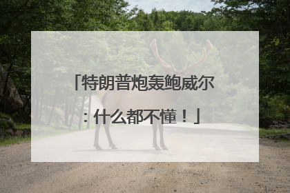 特朗普炮轰鲍威尔：什么都不懂！