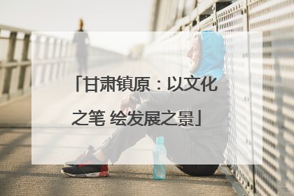 甘肃镇原：以文化之笔 绘发展之景