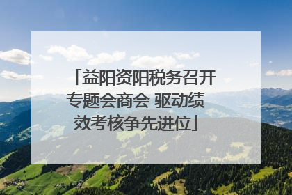 益阳资阳税务召开专题会商会 驱动绩效考核争先进位