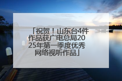 祝贺！山东台4件作品获广电总局2025年第一季度优秀网络视听作品