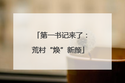 第一书记来了：荒村“焕”新颜