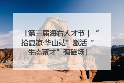 第三届海右人才节｜“拾夏凉·华山站”激活“生态聚才”强磁场