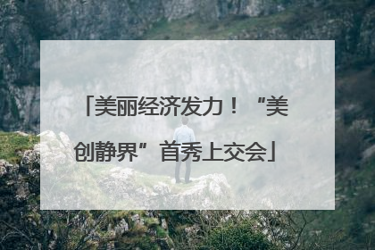 美丽经济发力！“美创静界”首秀上交会