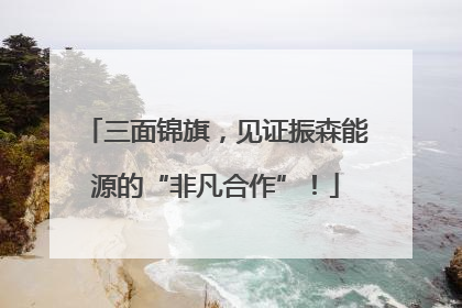 三面锦旗，见证振森能源的“非凡合作”！