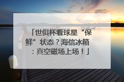世俱杯看球星“保鲜”状态？海信冰箱：真空磁场上场！