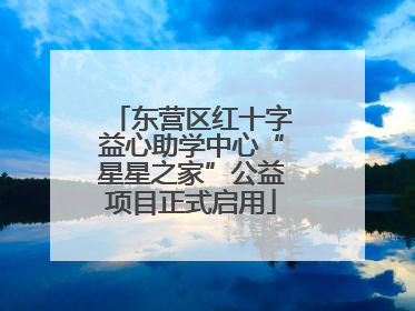 东营区红十字益心助学中心“星星之家”公益项目正式启用