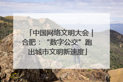 中国网络文明大会｜合肥：“数字公交”跑出城市文明新速度