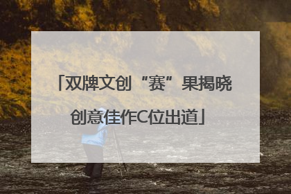 双牌文创“赛”果揭晓 创意佳作C位出道