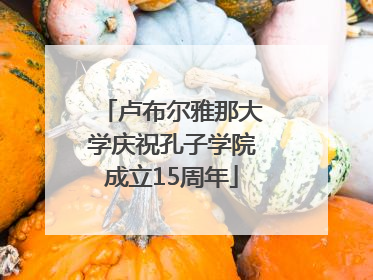 卢布尔雅那大学庆祝孔子学院成立15周年