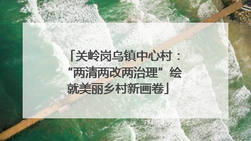 关岭岗乌镇中心村：“两清两改两治理”绘就美丽乡村新画卷