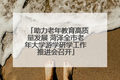 助力老年教育高质量发展 菏泽全市老年大学游学研学工作推进会召开