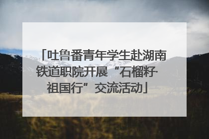 吐鲁番青年学生赴湖南铁道职院开展“石榴籽·祖国行”交流活动