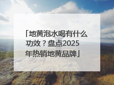 地黄泡水喝有什么功效？盘点2025年热销地黄品牌