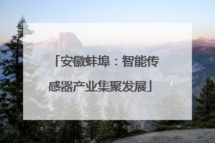 安徽蚌埠：智能传感器产业集聚发展