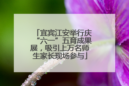 宜宾江安举行庆“六一”五育成果展，吸引上万名师生家长现场参与