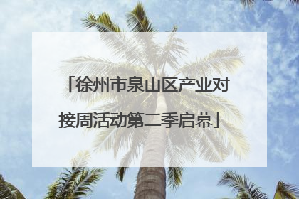 徐州市泉山区产业对接周活动第二季启幕