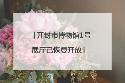 开封市博物馆1号展厅已恢复开放