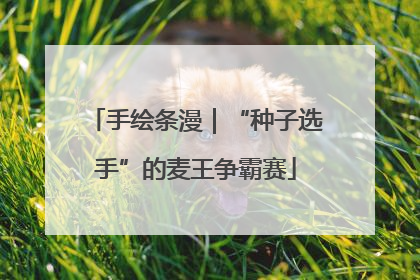 手绘条漫｜“种子选手”的麦王争霸赛