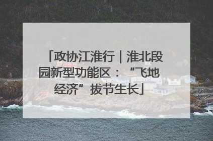 政协江淮行｜淮北段园新型功能区：“飞地经济”拔节生长
