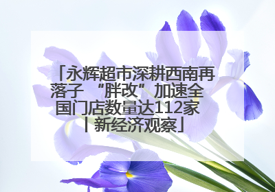 永辉超市深耕西南再落子 “胖改”加速全国门店数量达112家丨新经济观察