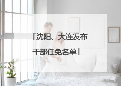 沈阳、大连发布干部任免名单