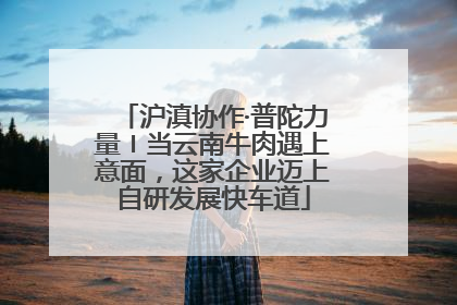 沪滇协作·普陀力量〡当云南牛肉遇上意面，这家企业迈上自研发展快车道