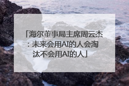 海尔董事局主席周云杰：未来会用AI的人会淘汰不会用AI的人
