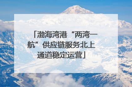 渤海湾港“两湾一航”供应链服务北上通道稳定运营