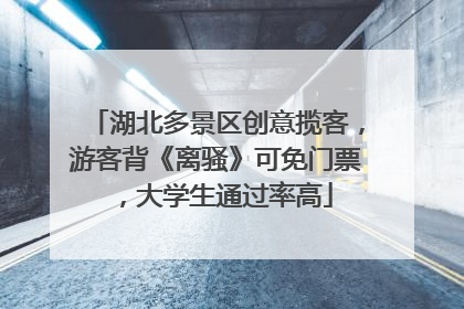 湖北多景区创意揽客，游客背《离骚》可免门票，大学生通过率高