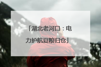 湖北老河口：电力护航夏粮归仓