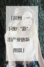 滨州：一只虾“游”出产业链新图景