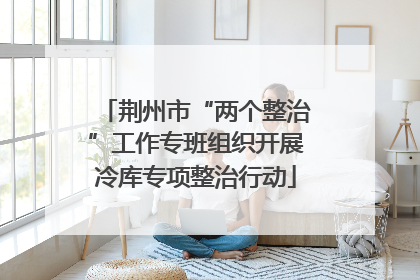 荆州市“两个整治”工作专班组织开展冷库专项整治行动