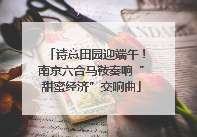 诗意田园迎端午！南京六合马鞍奏响“甜蜜经济”交响曲