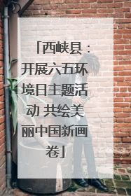 西峡县：开展六五环境日主题活动 共绘美丽中国新画卷