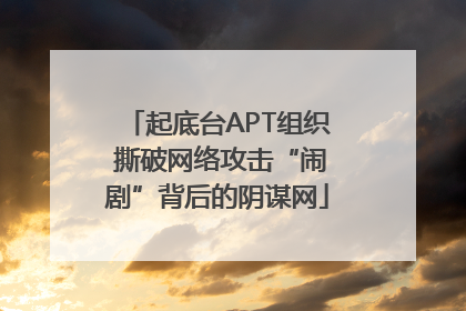 起底台APT组织 撕破网络攻击“闹剧”背后的阴谋网
