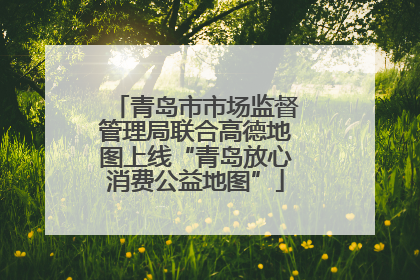 青岛市市场监督管理局联合高德地图上线“青岛放心消费公益地图”