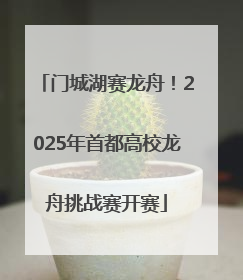 门城湖赛龙舟！2025年首都高校龙舟挑战赛开赛