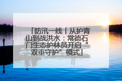 防汛一线丨从护青山到战洪水：常德石门生态护林员开启“双重守护”模式