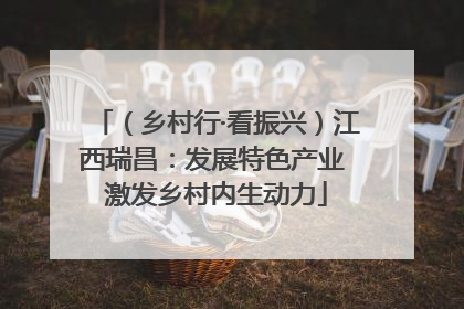 （乡村行·看振兴）江西瑞昌：发展特色产业 激发乡村内生动力
