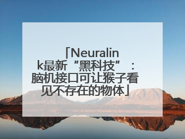 Neuralink最新“黑科技”：脑机接口可让猴子看见不存在的物体